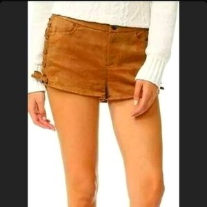 Jack by BB Dakota Ben faux suede lace side Shorts size 4